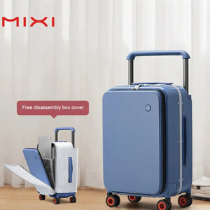 Mixi 20'24'寸嶄新設計前開蓋鋁框行李箱 搵靚喼 Luggagehk